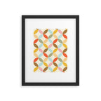  Mid-Century Mod Retro Pattern Framed Art Print Gallery Image 6