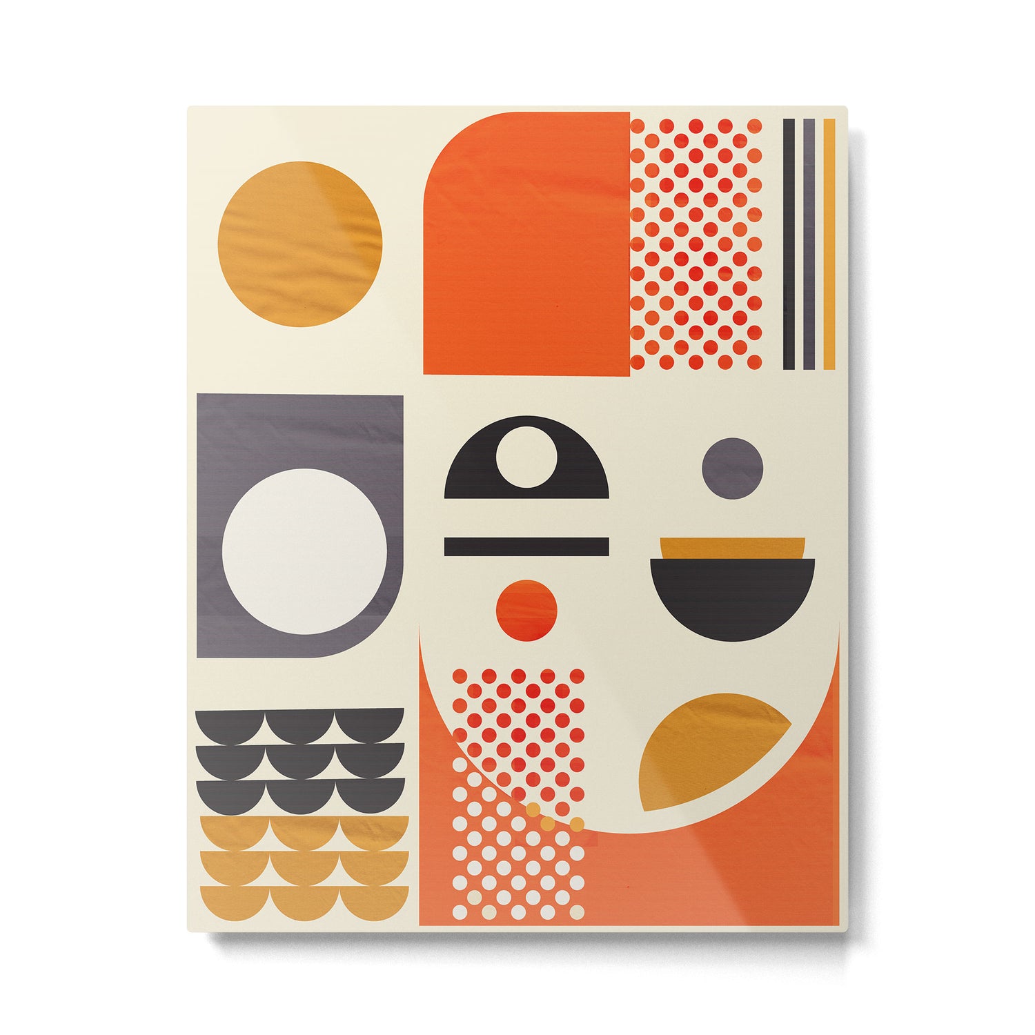 Mid-century no1 Metal Print Gallery Image 6