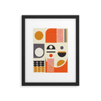 Mid-century no1 Framed Art Print Gallery Image 6