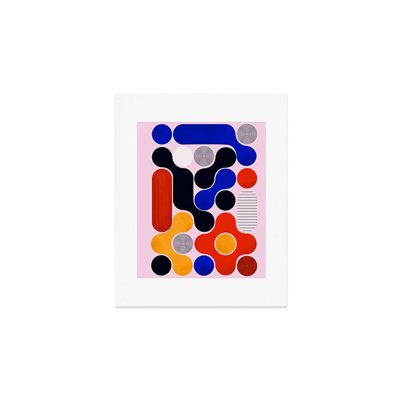 Mid-century no5 Art Print Gallery Image 1