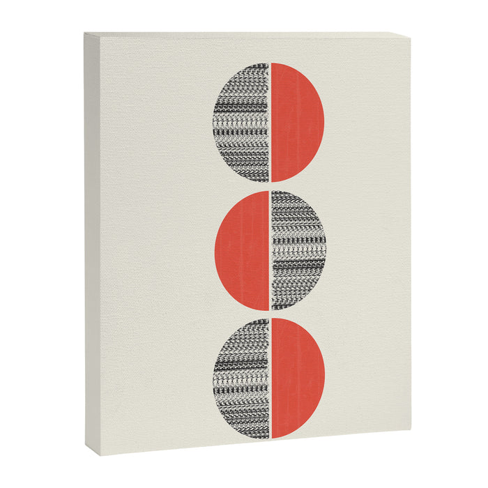 Minimalist circles Canvas Print Gallery Image 1