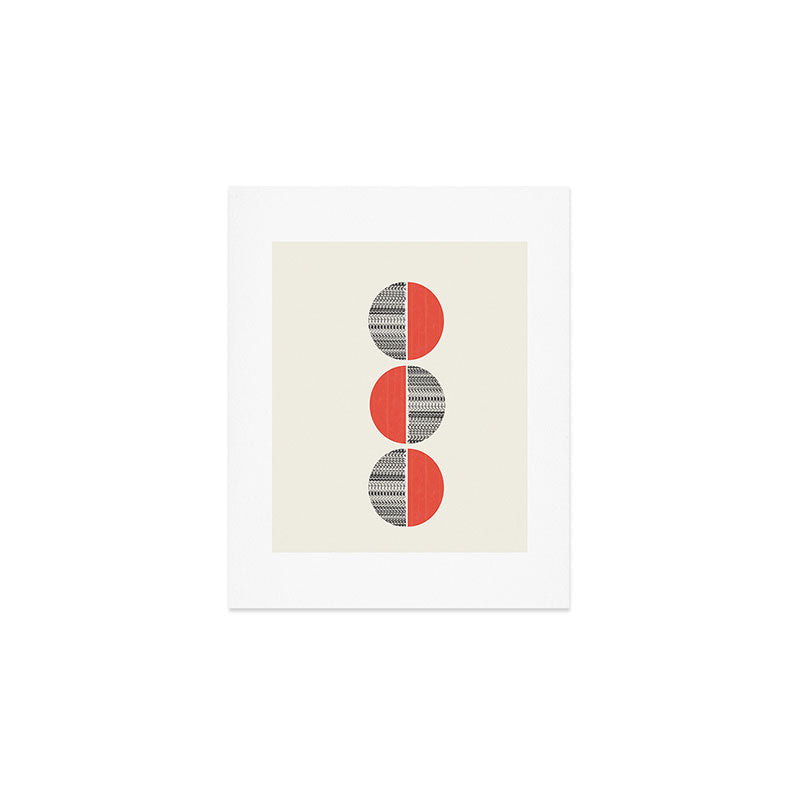Minimalist circles Art Print Gallery Image 1