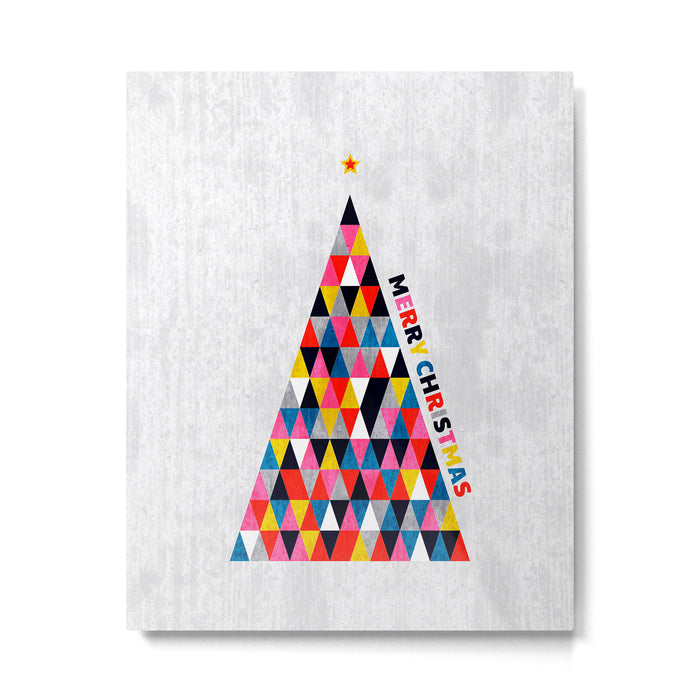 Minimalistic christmas tree Metal Print Gallery Image 1