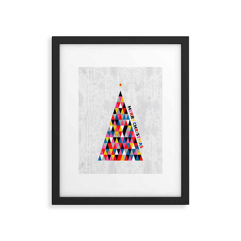 Minimalistic christmas tree Framed Art Print Gallery Image 6