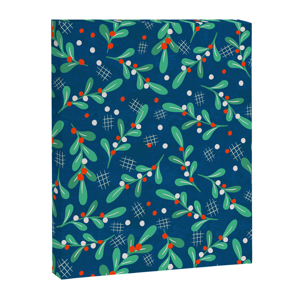 Misseltoe -  christmas pattern no1 Canvas Print Gallery Image 8