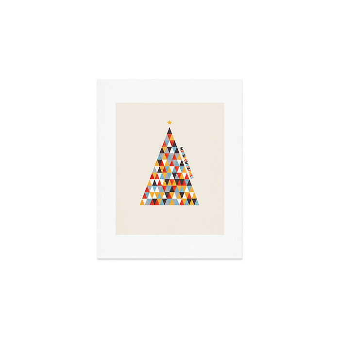 Modern Christmas Tree Art Print Gallery Image 1