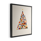 Modern Christmas Tree Framed Canvas Print Gallery Image 2
