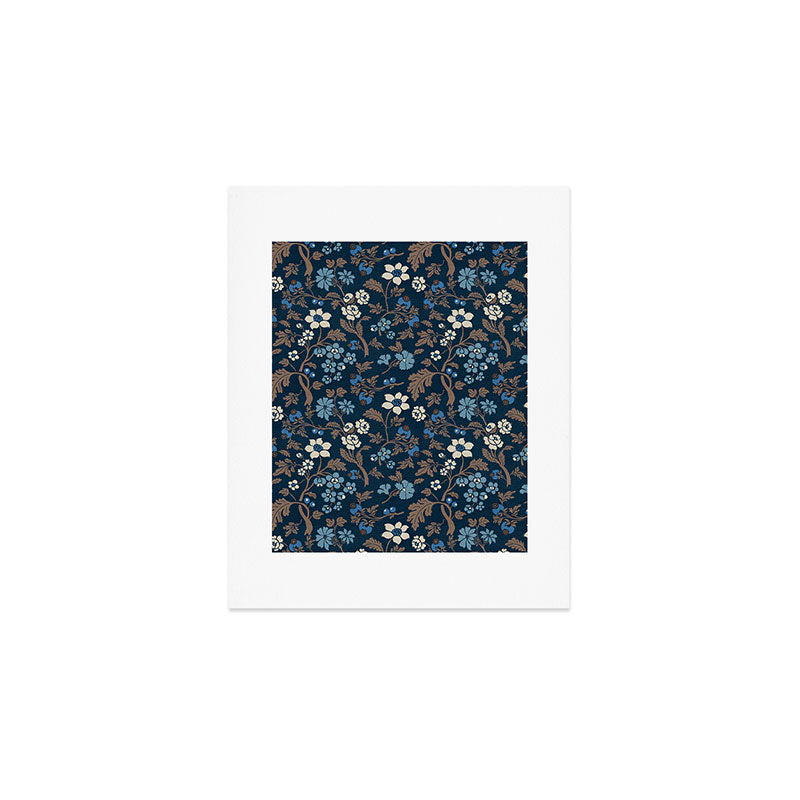 Moody Bohemian Florals Art Print Gallery Image 1