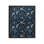 Moody Bohemian Florals Framed Canvas Print Gallery Image 8