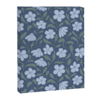 Moody Botanical Blooms on Slate Blue Canvas Print Gallery Image 8