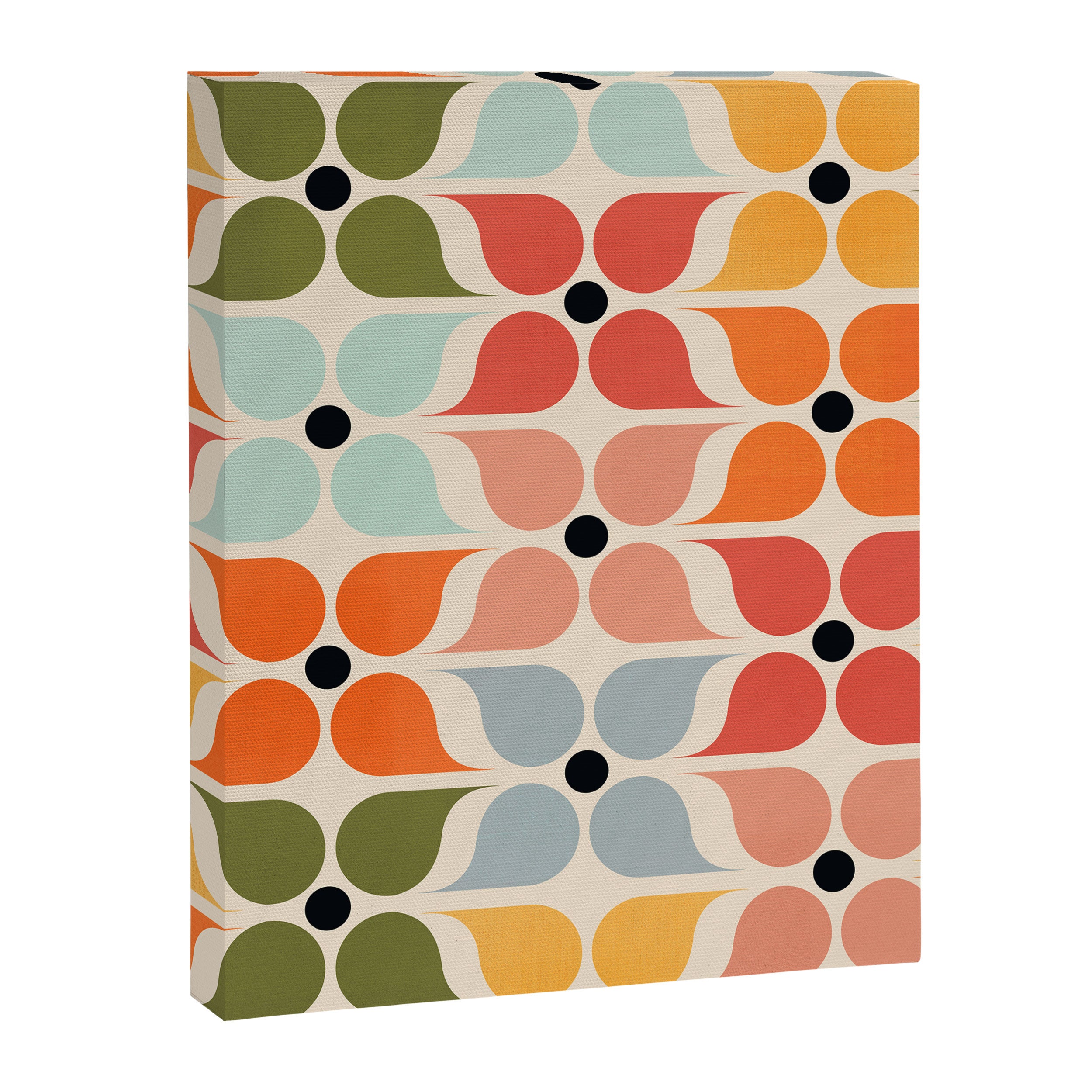 Old times geometry pattern Canvas Print Gallery Image 8