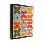 Old times geometry pattern Framed Canvas Print Gallery Image 2