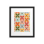 Old times geometry pattern Framed Art Print Gallery Image 6