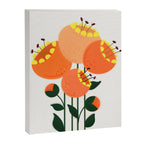Orange Garden Flowers Canvas Print Gallery Image 8