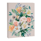 Pastel flower bouquet with roses Canvas Print Gallery Image 8