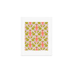 Peach And Pink Woodpecker Art Print Gallery Image 1