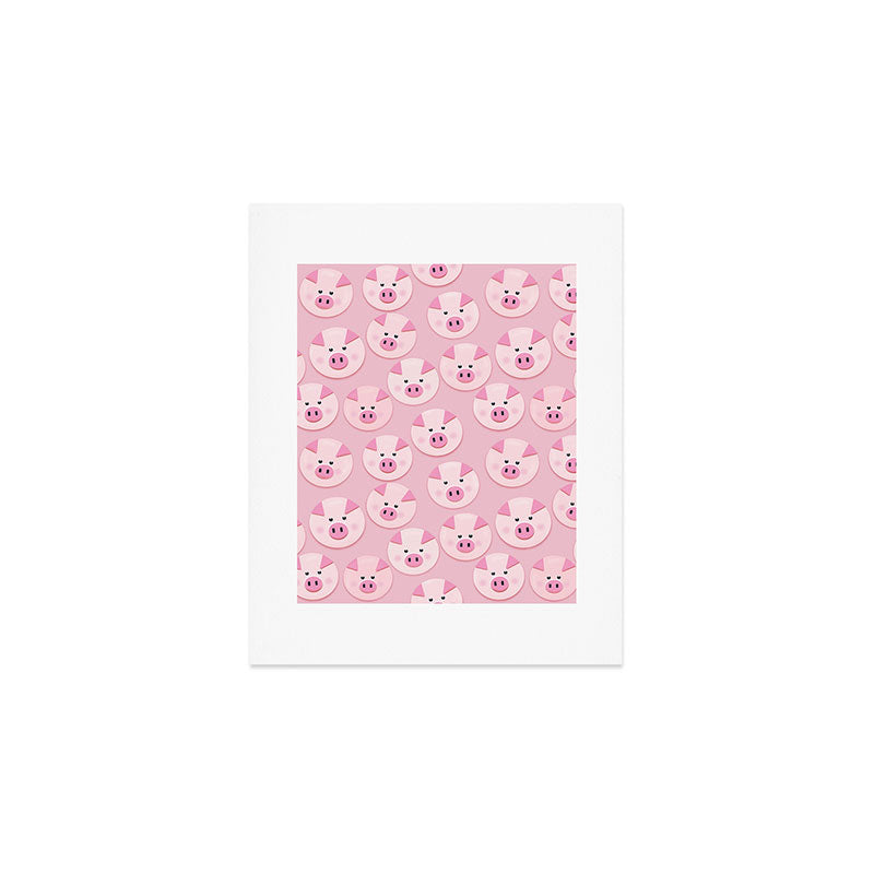 piggy pattern Art Print Gallery Image 1
