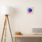 Pink And Purple Gradient Sphere Canvas Print Gallery Image 2