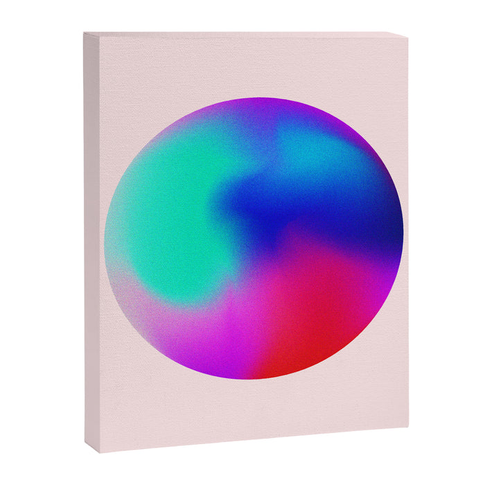 Pink And Purple Gradient Sphere Canvas Print Gallery Image 1