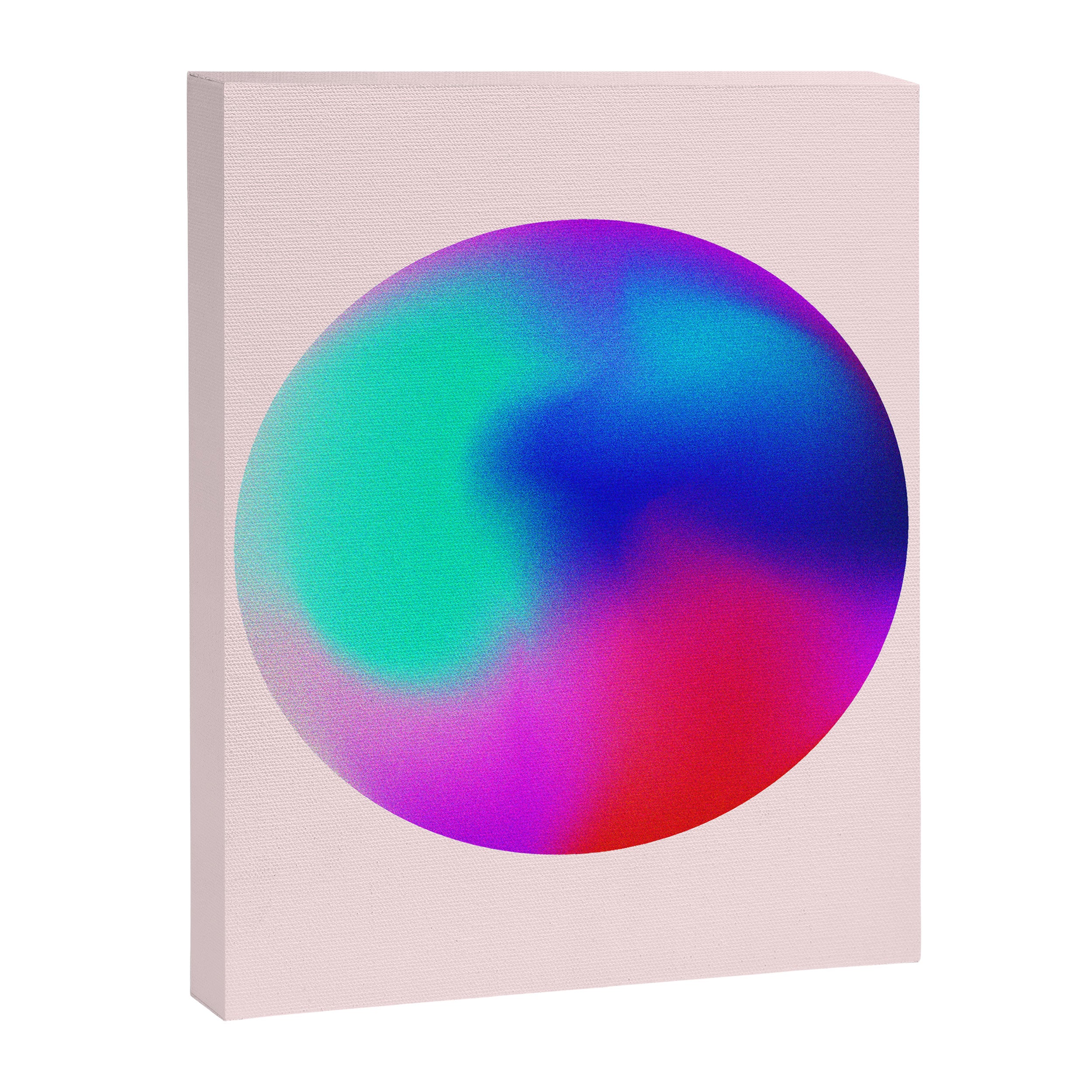 Pink And Purple Gradient Sphere Canvas Print Gallery Image 8