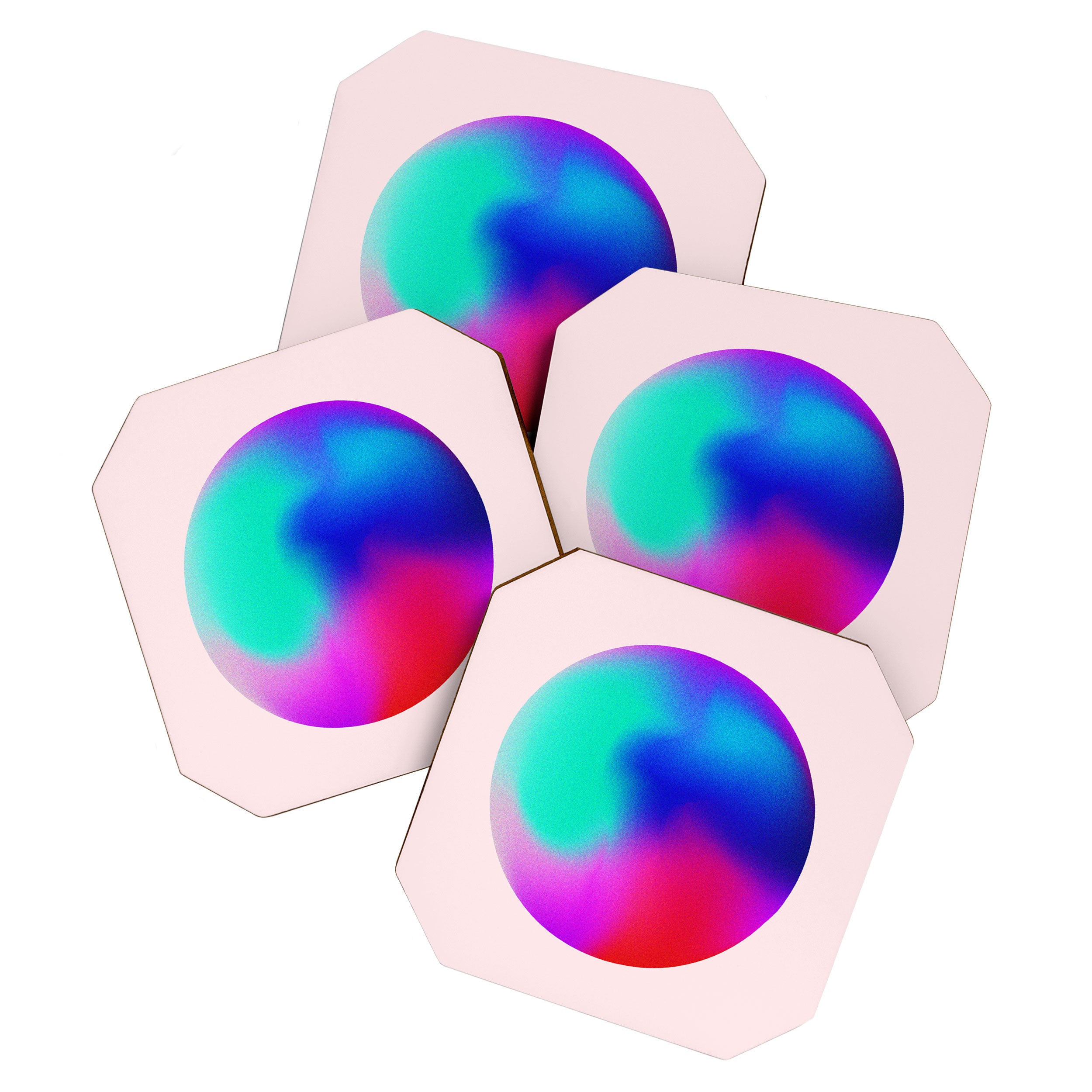 Pink And Purple Gradient Sphere Coaster Gallery Image 1