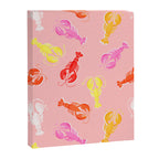 Pink Lobster Pattern Canvas Print Gallery Image 8