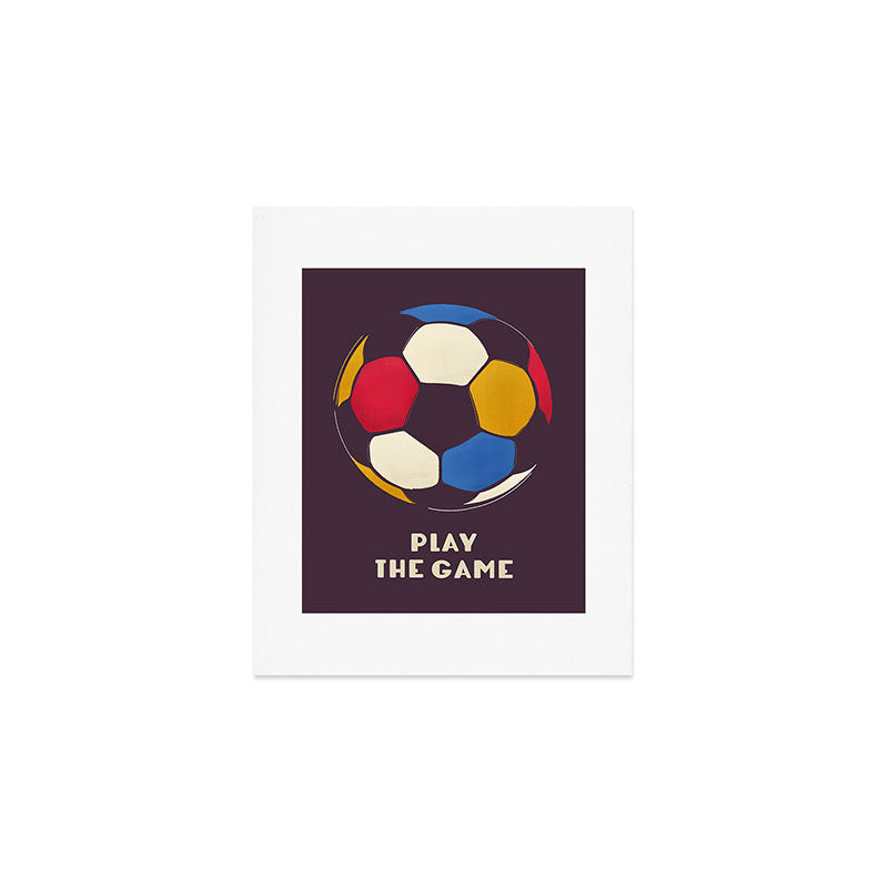 Play The Game  Art Print Gallery Image 1