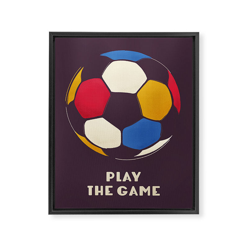 Play The Game  Framed Canvas Print Gallery Image 8