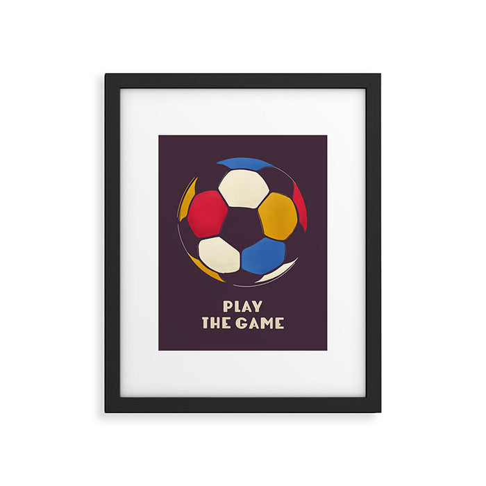 Play The Game  Framed Art Print Gallery Image 1