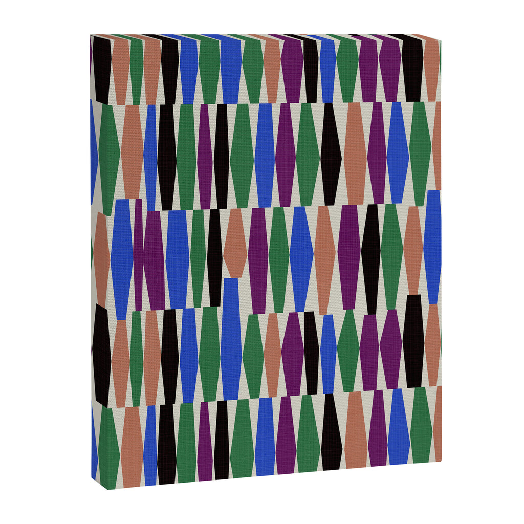Playful Modern Geometric Shapes Canvas Print Gallery Image 6