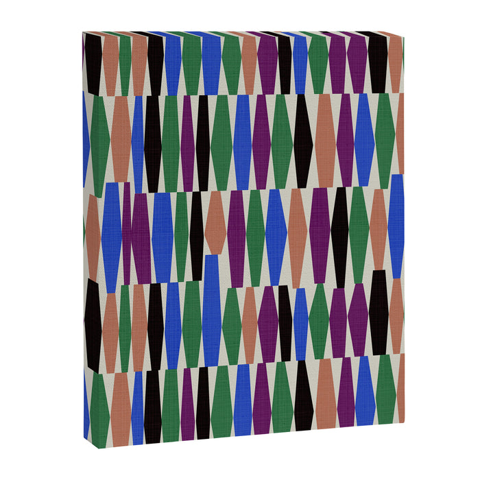 Playful Modern Geometric Shapes Canvas Print Gallery Image 1
