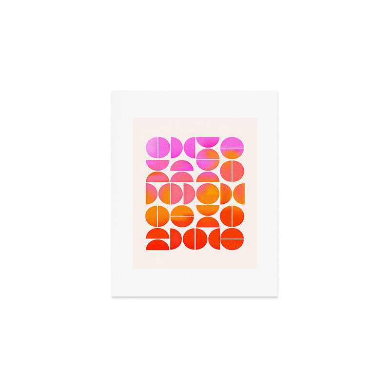 Playful, Vivid Abstract Art Print Gallery Image 1