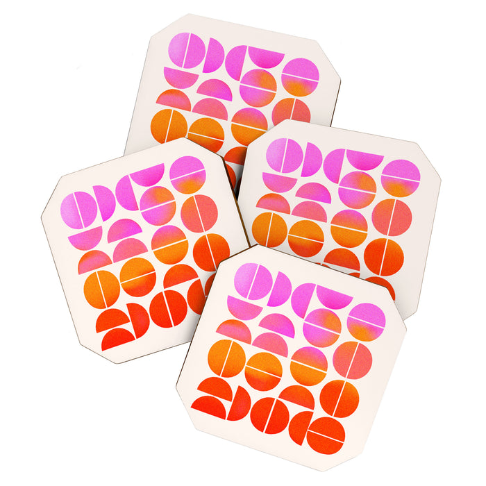 Playful, Vivid Abstract Coaster Gallery Image 1