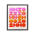 Playful, Vivid Abstract Framed Canvas Print Gallery Image 8