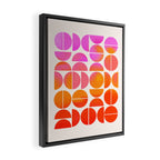 Playful, Vivid Abstract Framed Canvas Print Gallery Image 2
