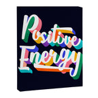 Positive Energy- typography Canvas Print Gallery Image 8