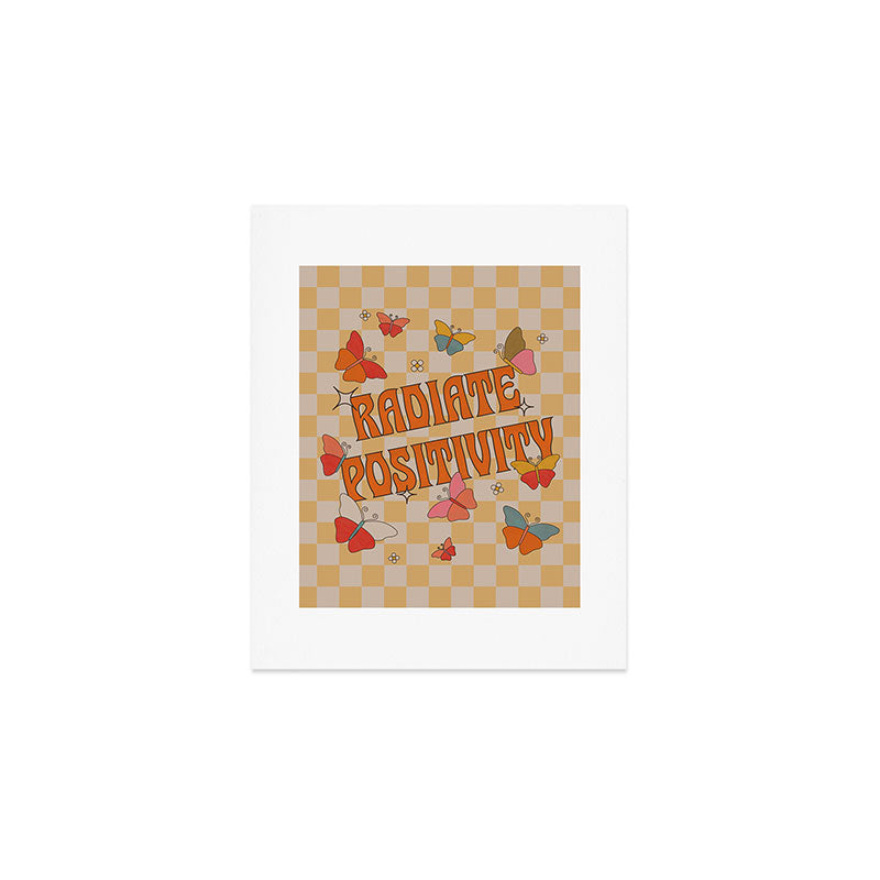Radiate Positivity Butterflies Art Print Gallery Image 1