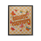 Radiate Positivity Butterflies Framed Canvas Print Gallery Image 8