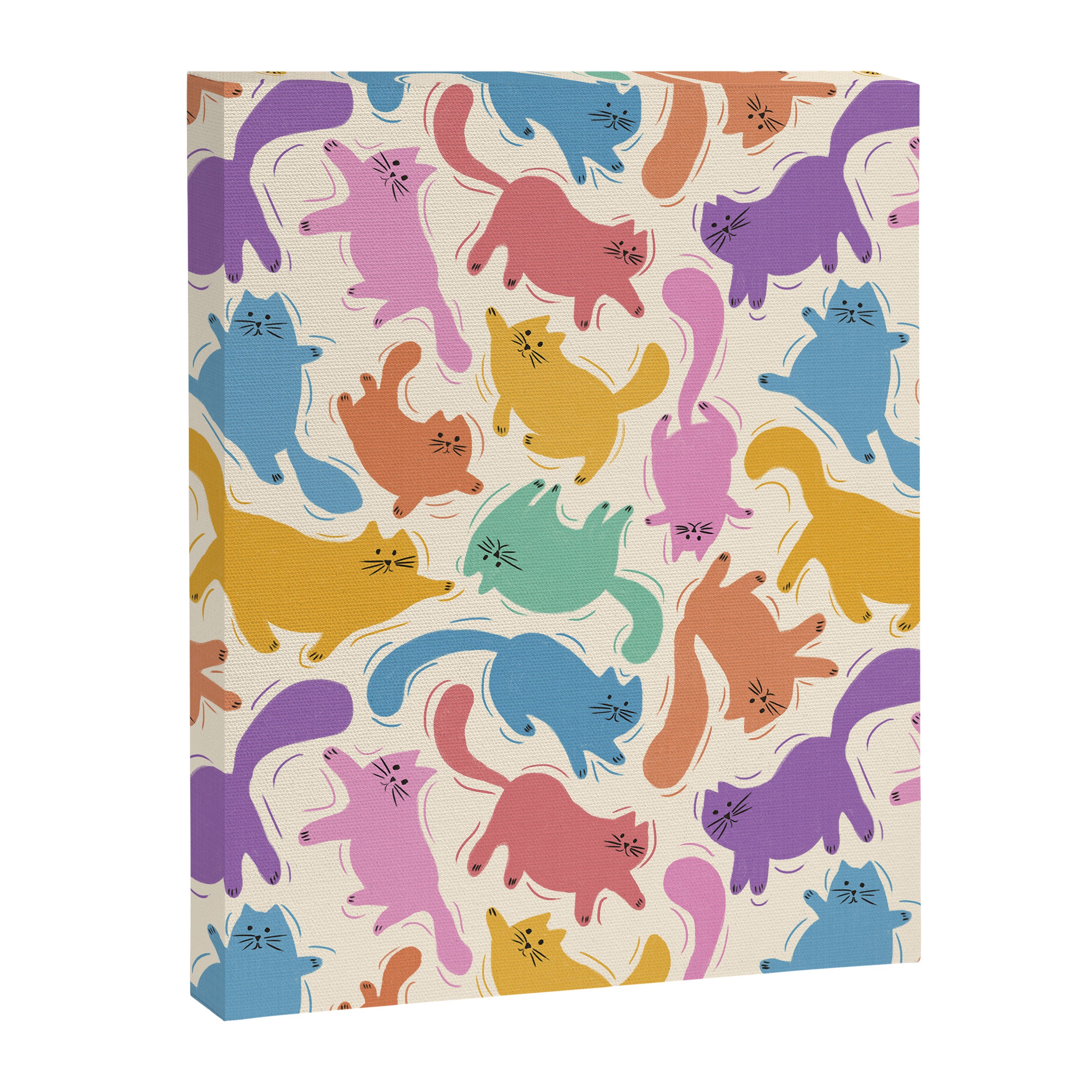 Rainbow Cats Canvas Print Gallery Image 8