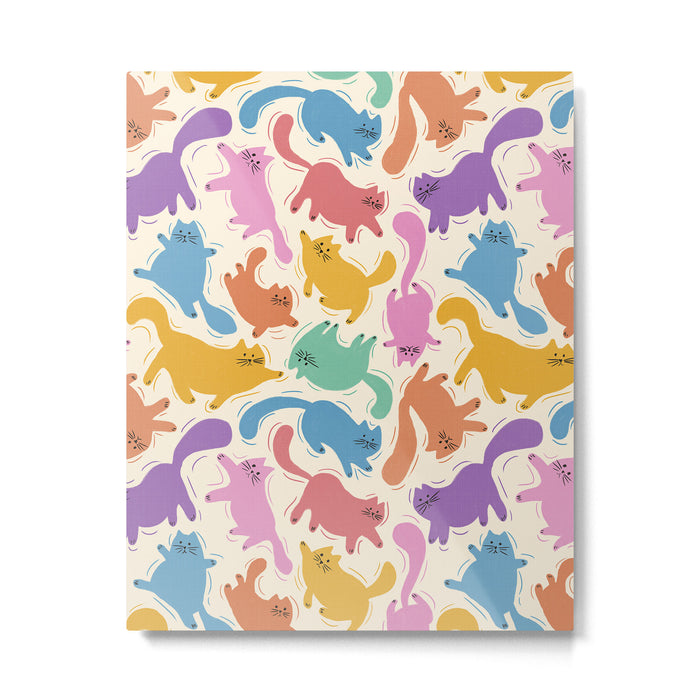 Rainbow Cats Metal Print Gallery Image 1
