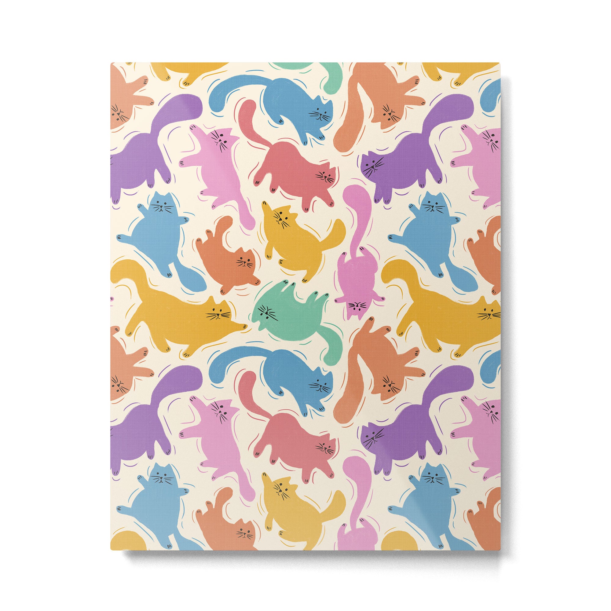 Rainbow Cats Metal Print Gallery Image 6