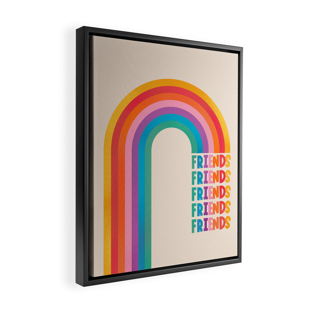Rainbow Friends Framed Canvas Print Gallery Image 2