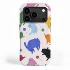 Rainbow Kittens Pattern iPhone Case Gallery Image 1