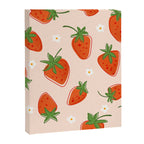 Red Strawberries Pattern Canvas Print Gallery Image 8