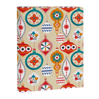 Retro christmas ornaments pattern Canvas Print Gallery Image 6