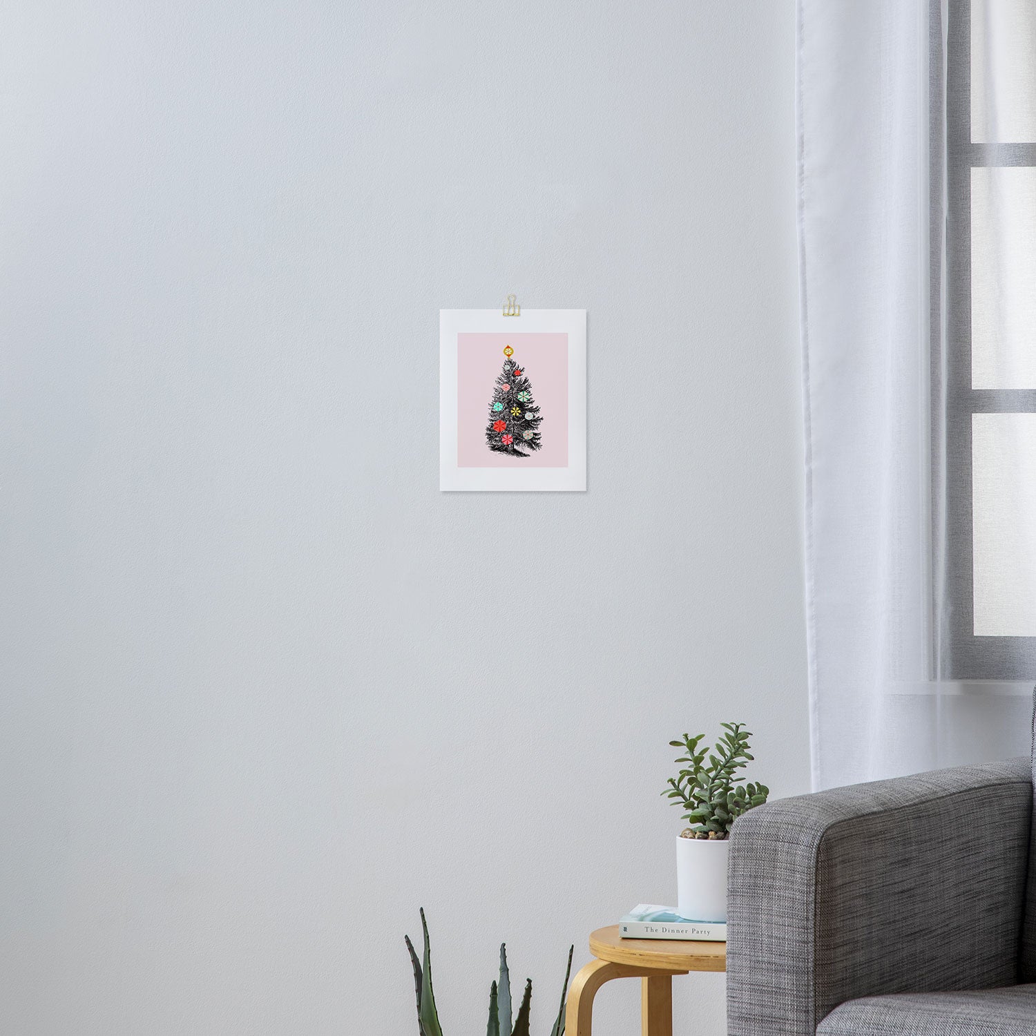 Retro Christmes tree no2 Art Print Gallery Image 3