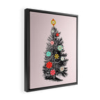 Retro Christmes tree no2 Framed Canvas Print Gallery Image 2