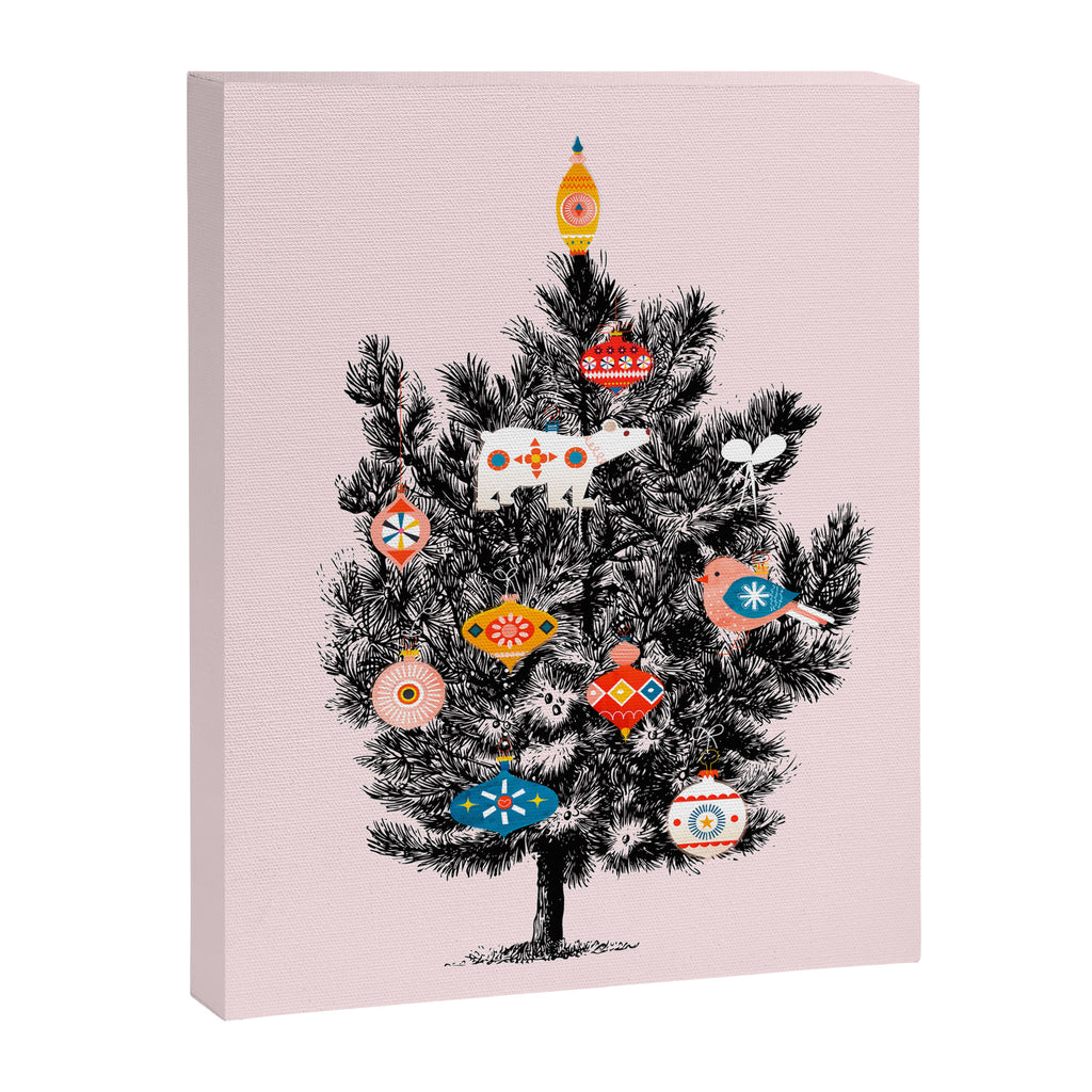Retro Christmas tree no3 Canvas Print Gallery Image 8