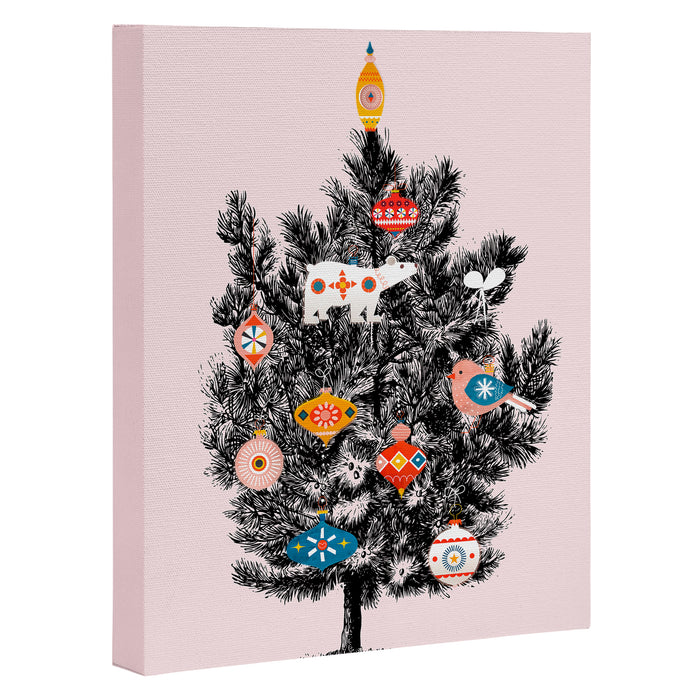 Retro Christmas tree no3 Canvas Print Gallery Image 1