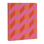 Retro geometry bright pattern no10 Canvas Print Gallery Image 8